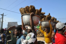 Head porters plying their trade in Accra