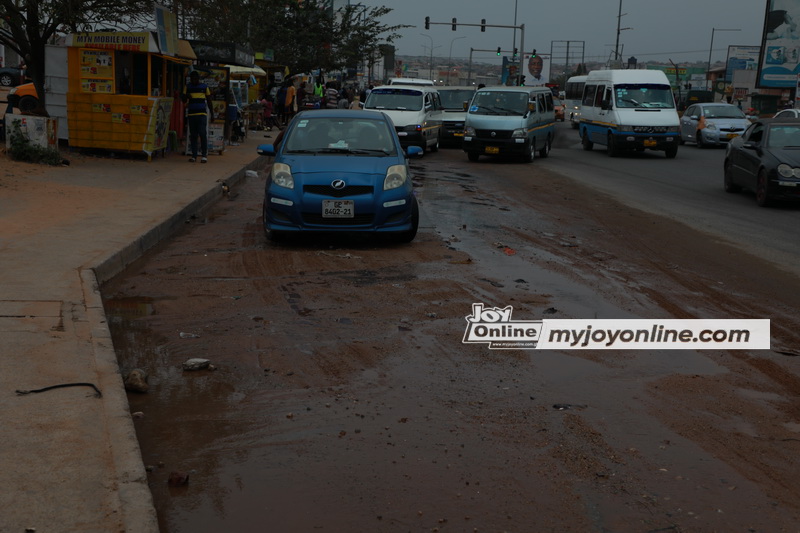 More waste water spillage on Accra-Kasoa road angers residents