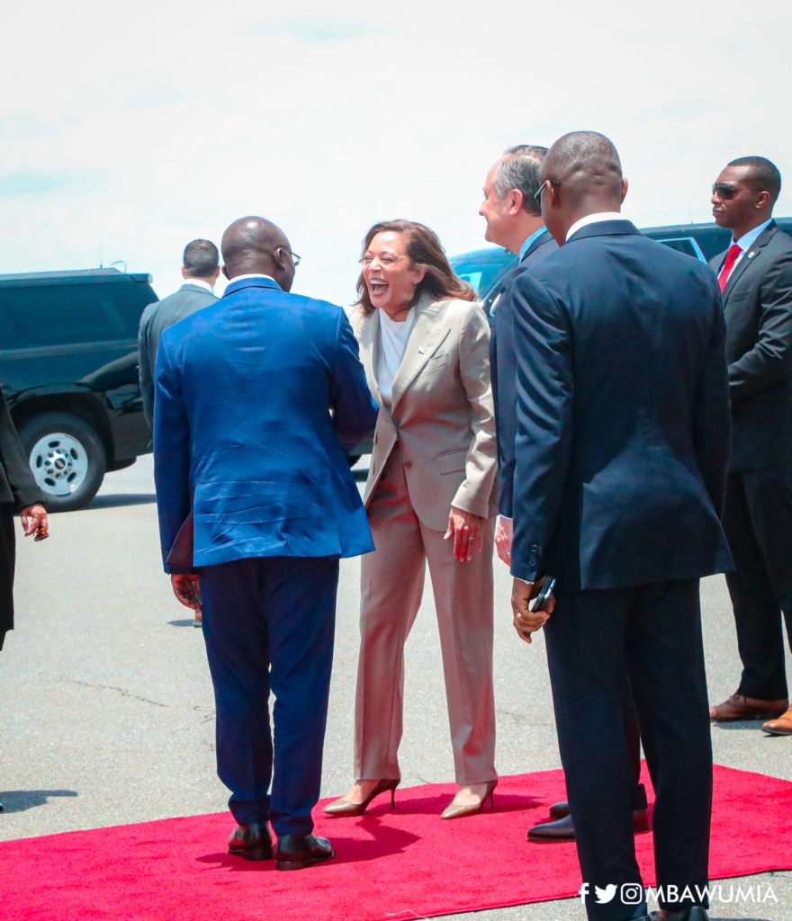 Photos of Kamala Harris visit to Ghana