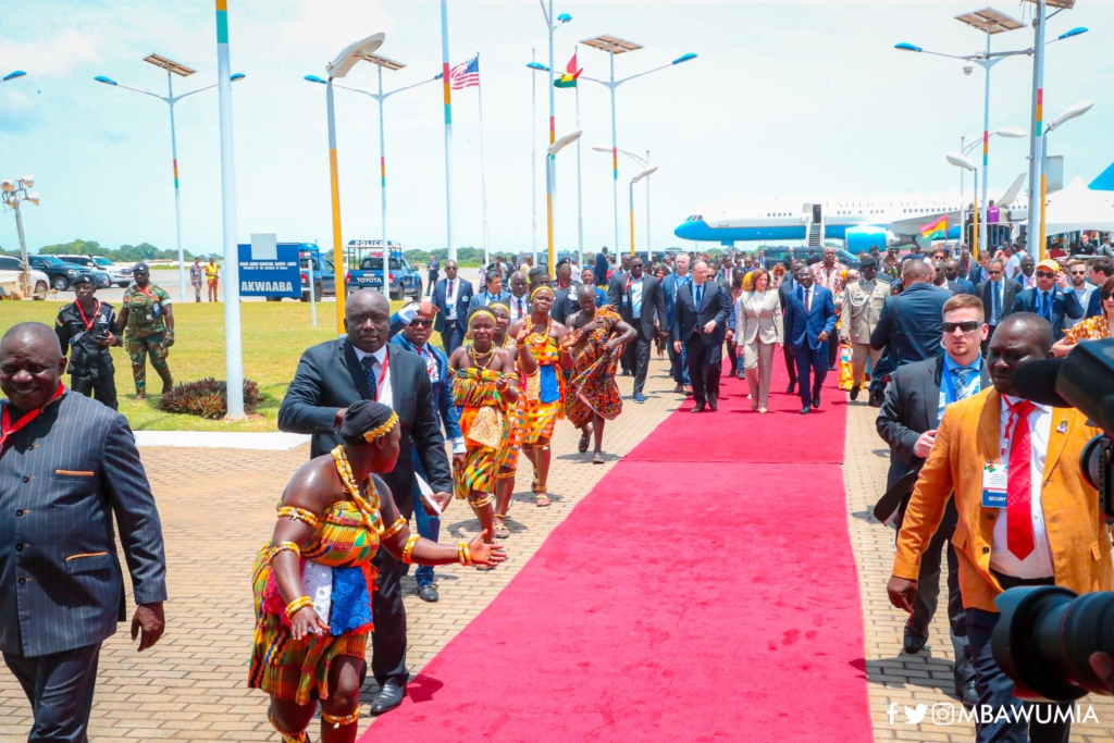 Photos of Kamala Harris visit to Ghana