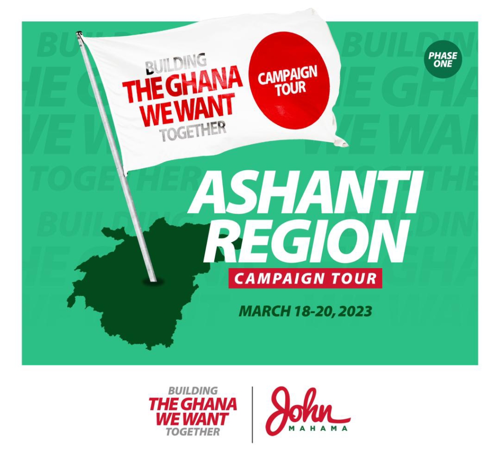 Mahama begins 3-day tour of Ashanti Region