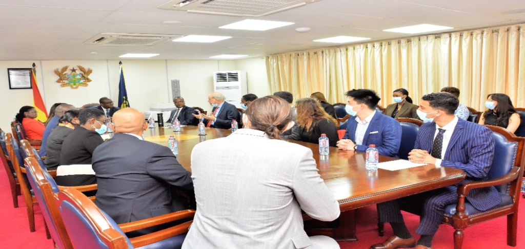 McGill University delegation calls on BoG Governor, Dr. Ernest Addison