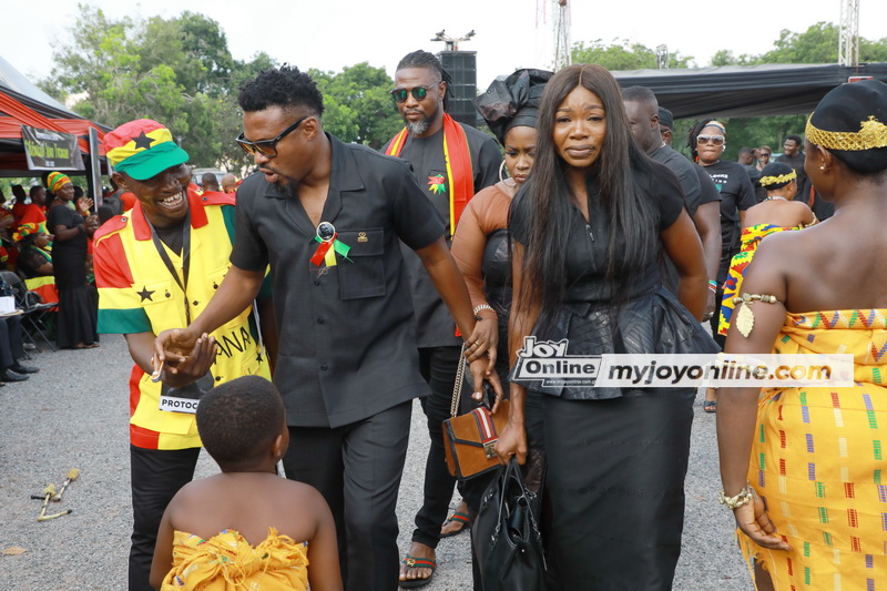 Photos and videos: Burial service of Christian Atsu