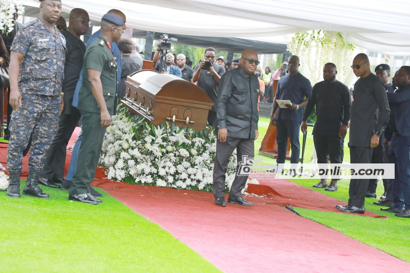 Photos and videos: Burial service of Christian Atsu