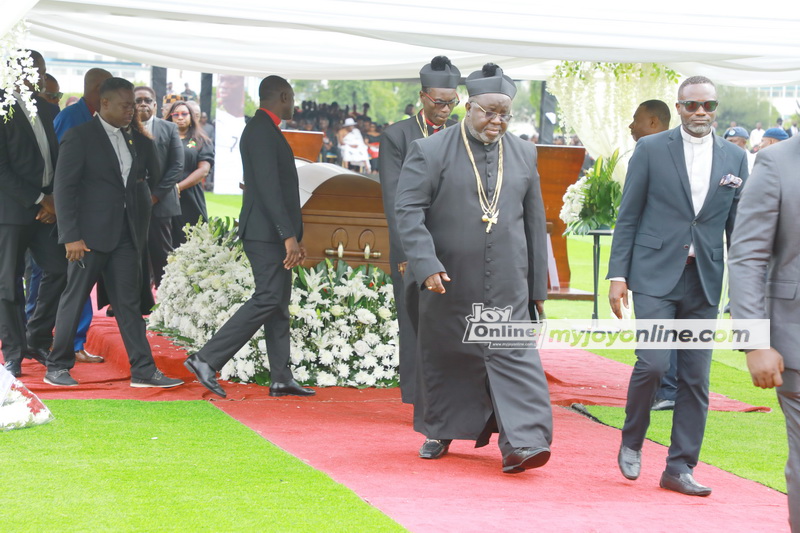 Photos and videos: Burial service of Christian Atsu