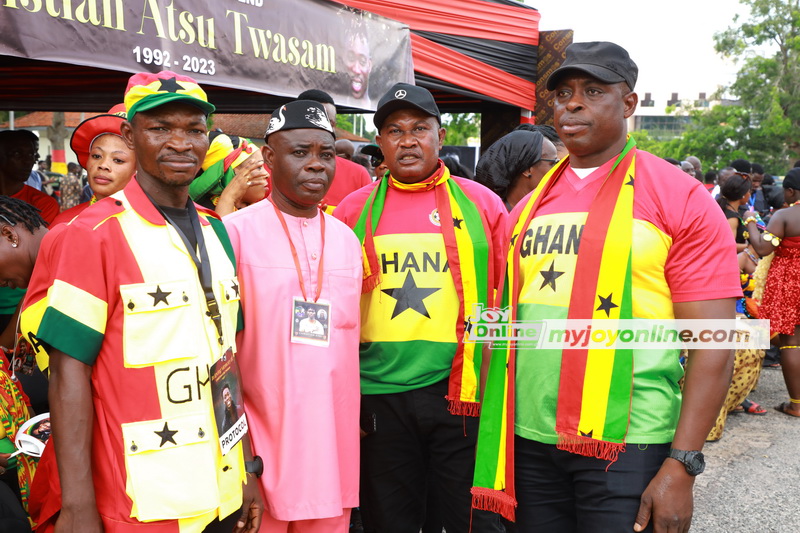 Photos and videos: Burial service of Christian Atsu