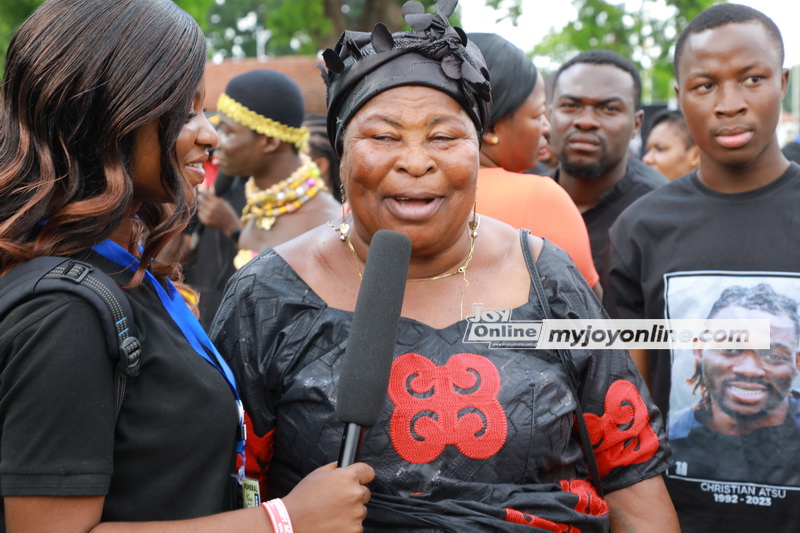 Photos and videos: Burial service of Christian Atsu