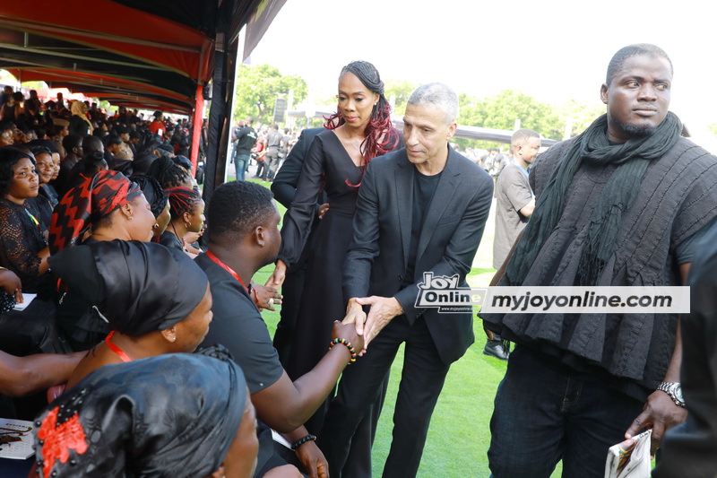 Photos and videos: Burial service of Christian Atsu