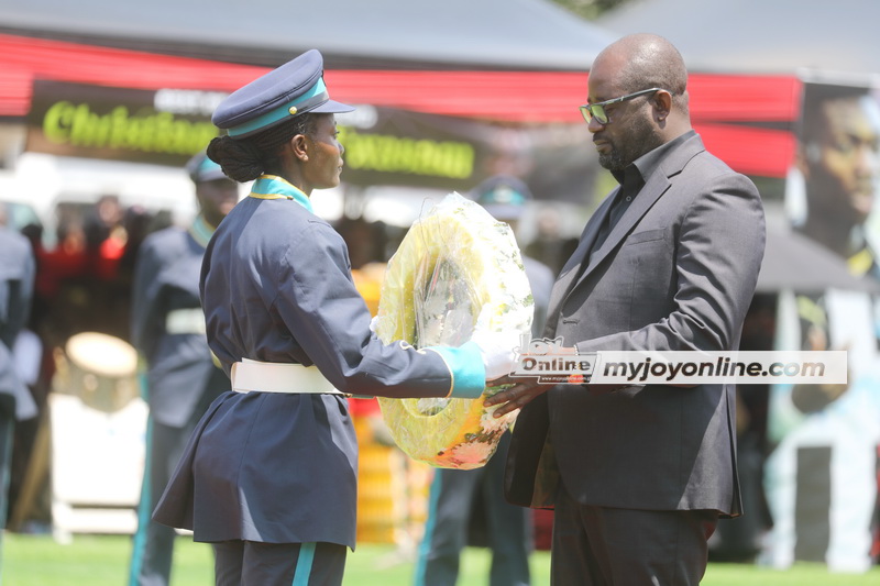 Photos and videos: Burial service of Christian Atsu