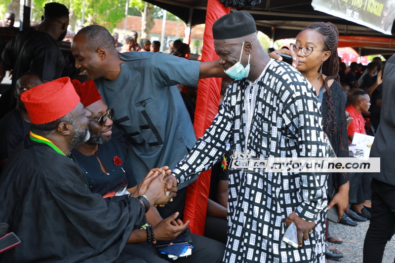 Photos and videos: Burial service of Christian Atsu