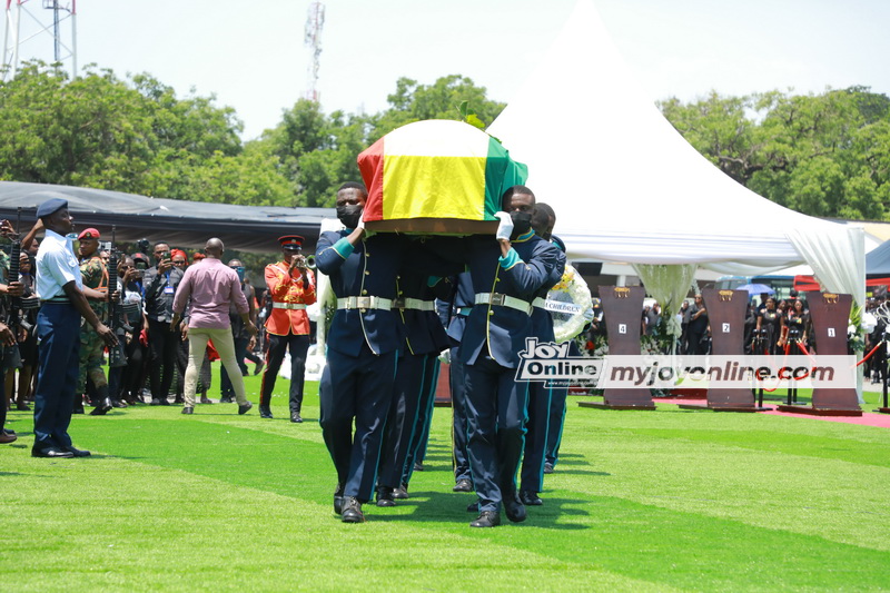 Photos and videos: Burial service of Christian Atsu