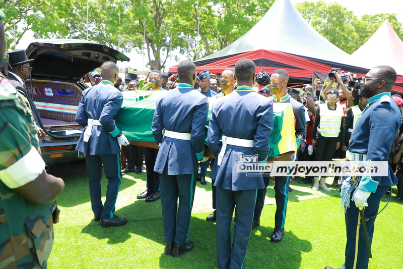 Photos and videos: Burial service of Christian Atsu