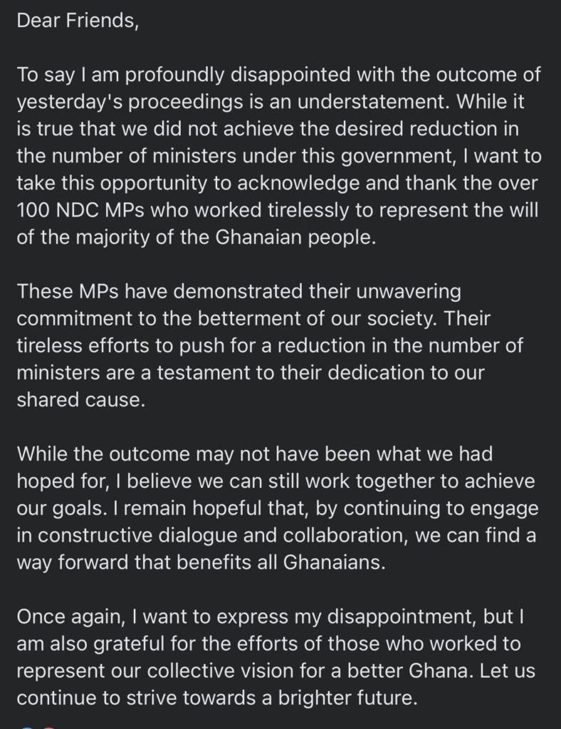 I am profoundly disappointed but we can still work together to achieve our goals - Minority Leader I am profoundly disappointed but we can still work together to achieve our goals - Minority Leader