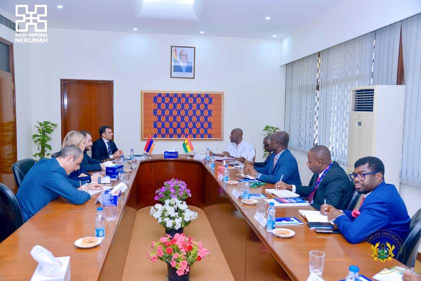 Ghana and Armenia hold bilateral talks