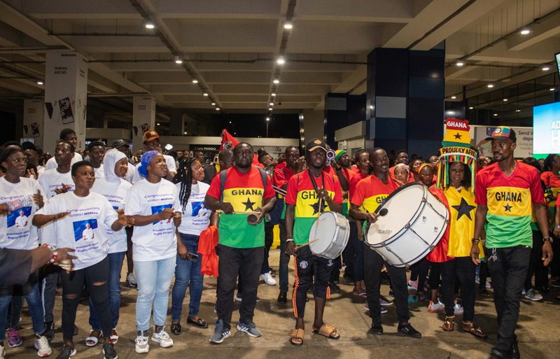 Photos: Newly-elected Rugby Africa President Herbert Mensah returns home