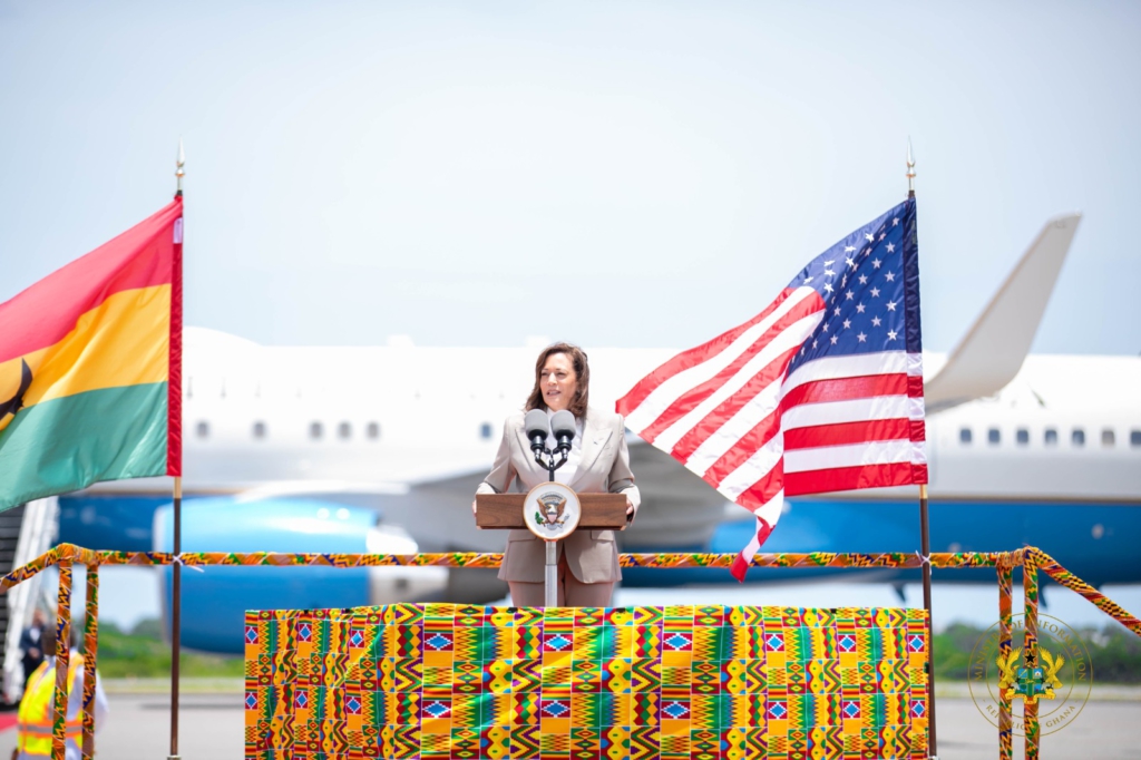 Photos of Kamala Harris visit to Ghana