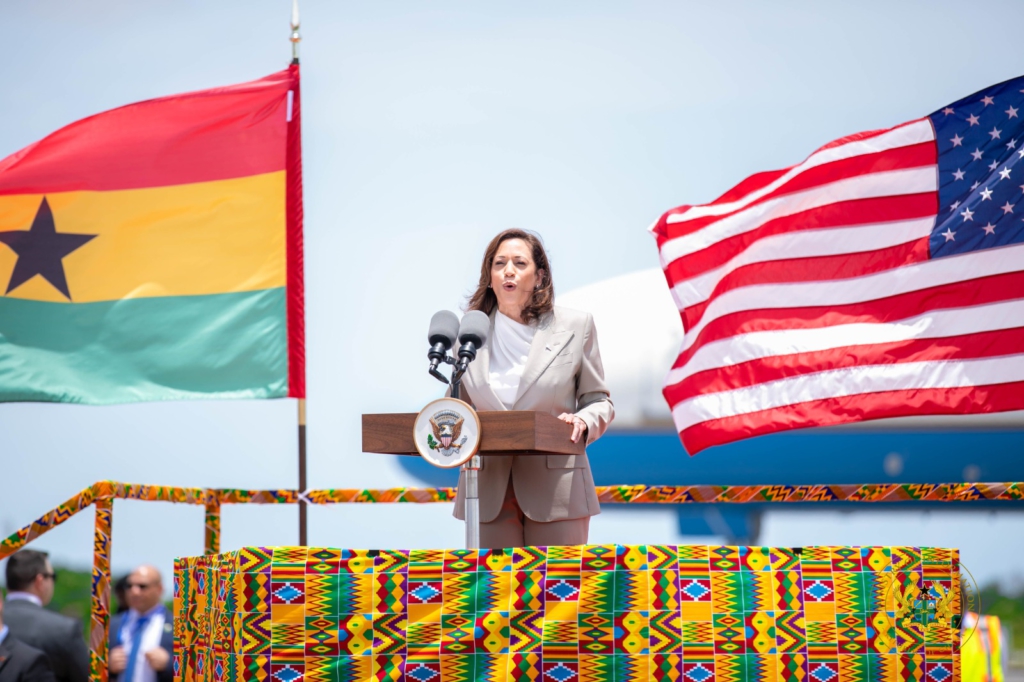 Photos of Kamala Harris visit to Ghana