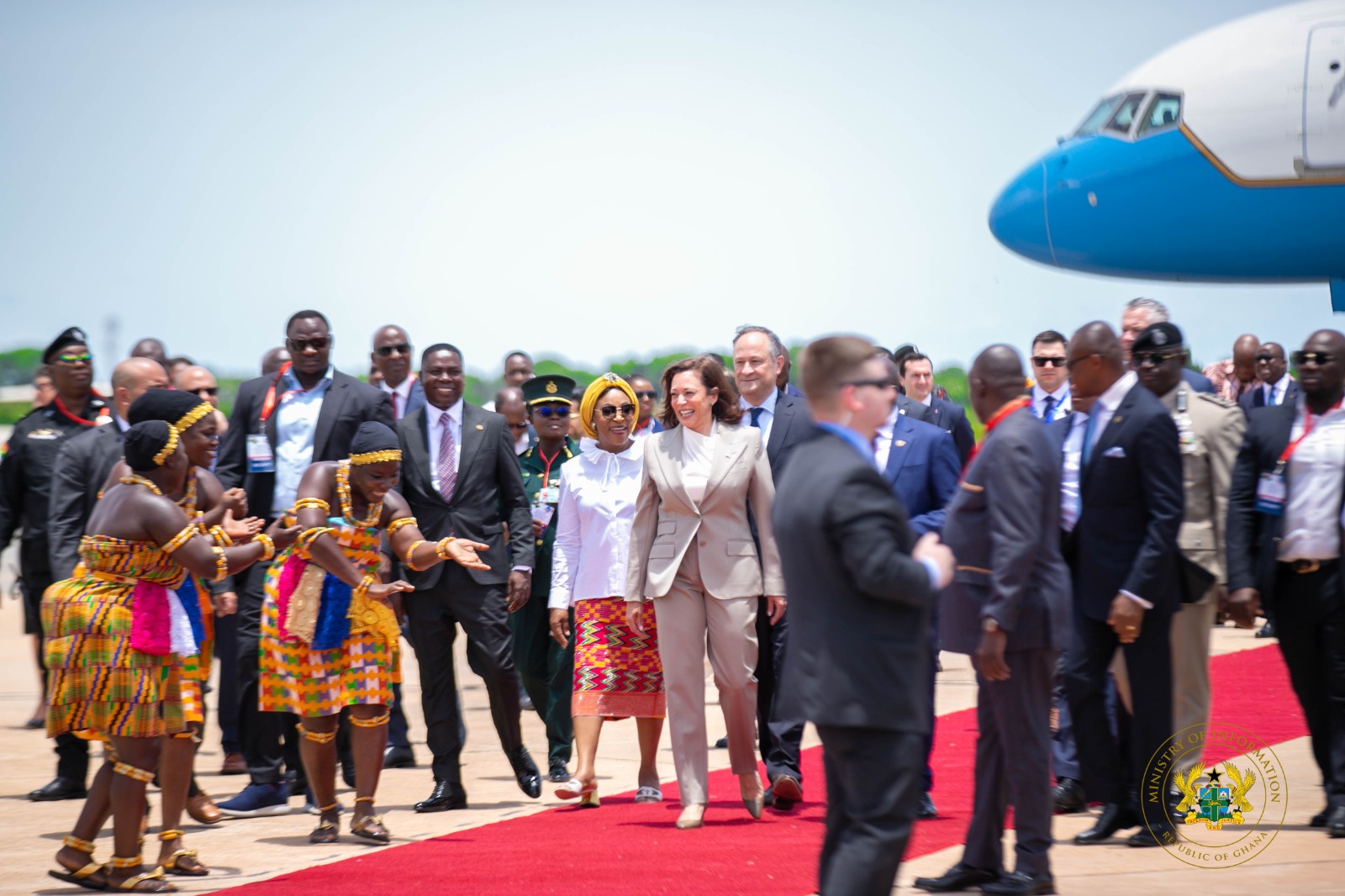 Kamala Harris arrival4