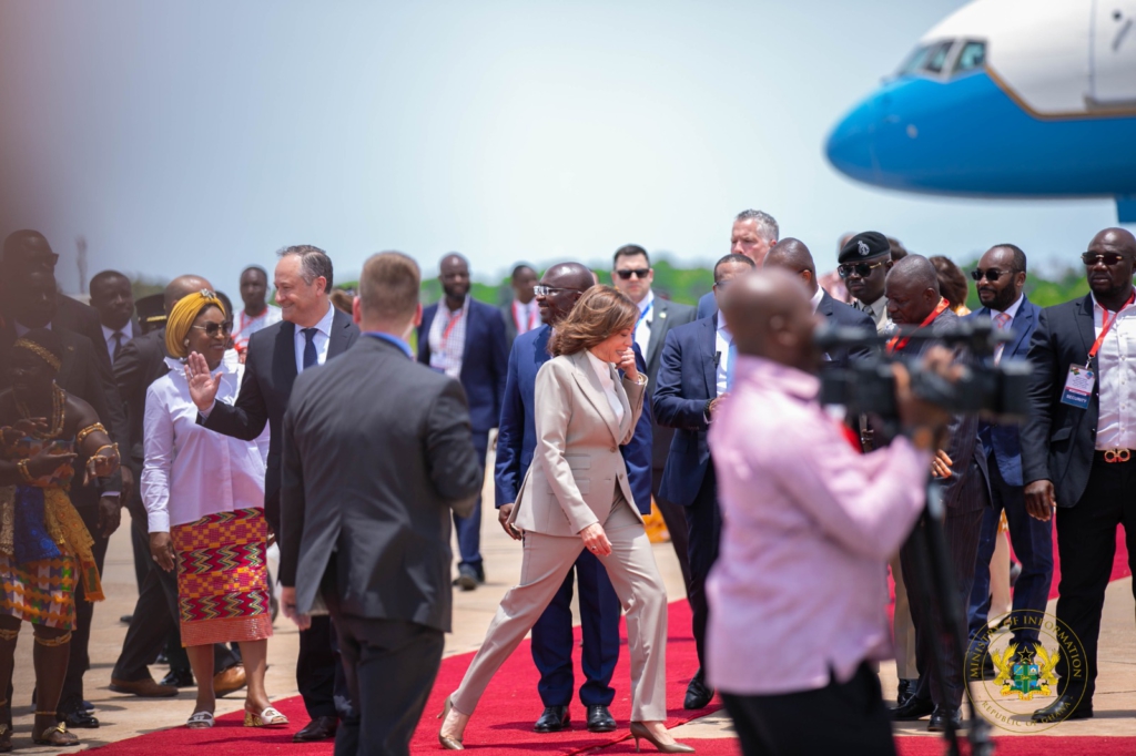 Photos of Kamala Harris visit to Ghana