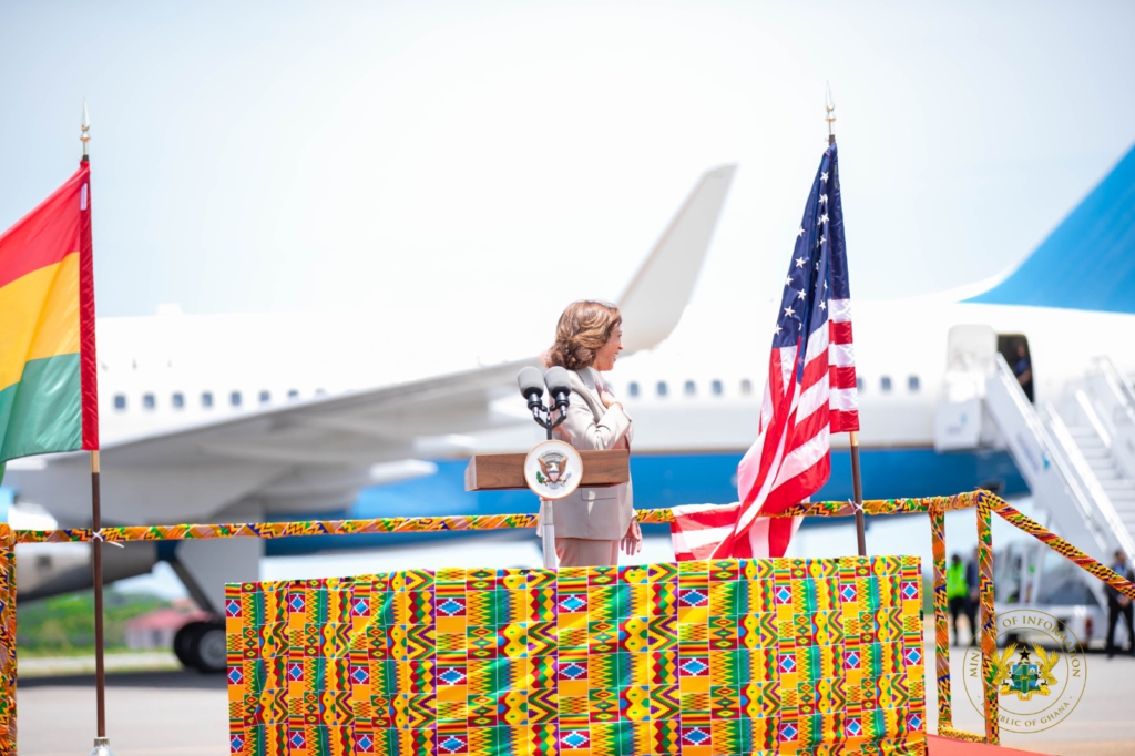 Photos of Kamala Harris visit to Ghana