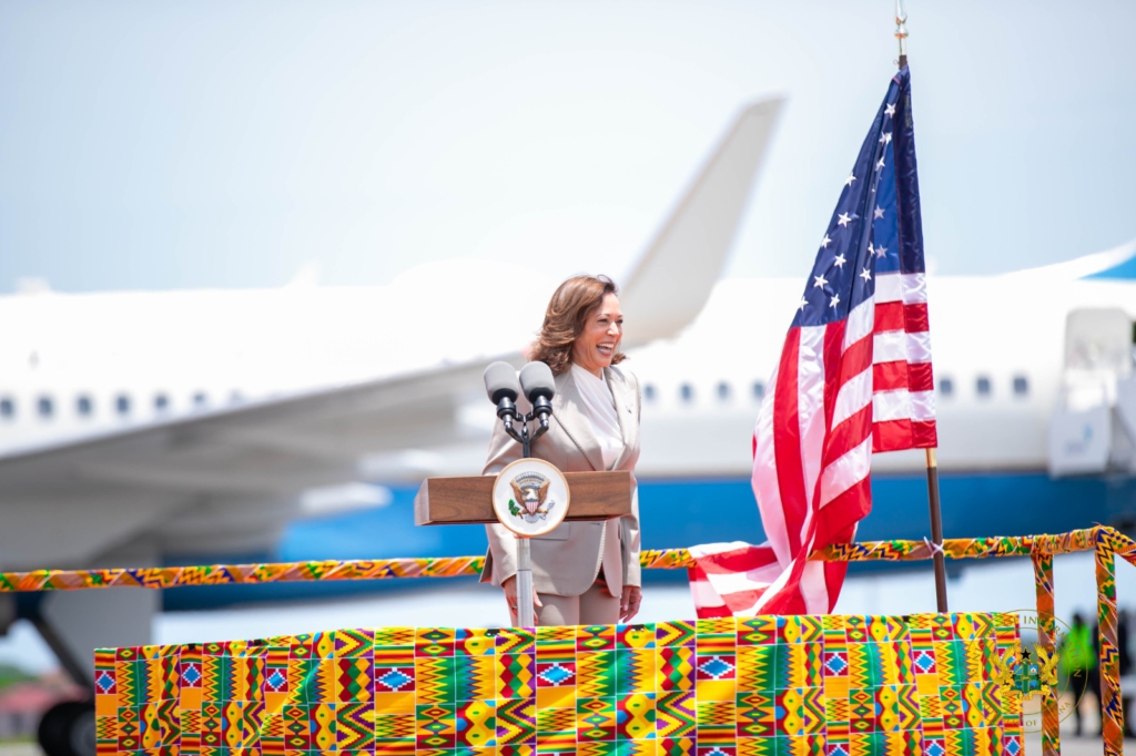 Photos of Kamala Harris visit to Ghana