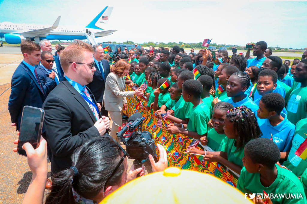 Photos of Kamala Harris visit to Ghana