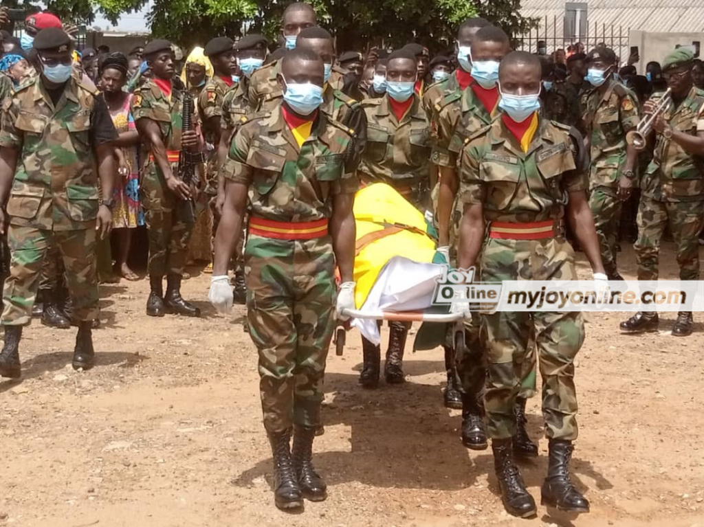 Photos: Slain soldier in Ashaiman laid to rest