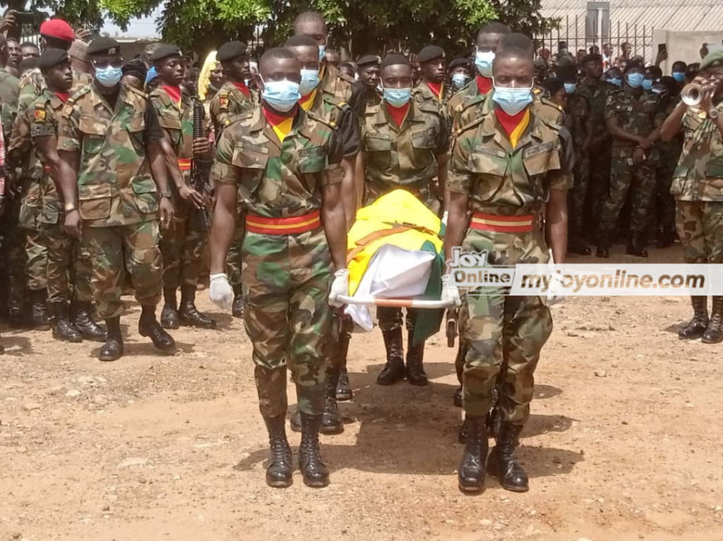 Photos: Slain soldier in Ashaiman laid to rest