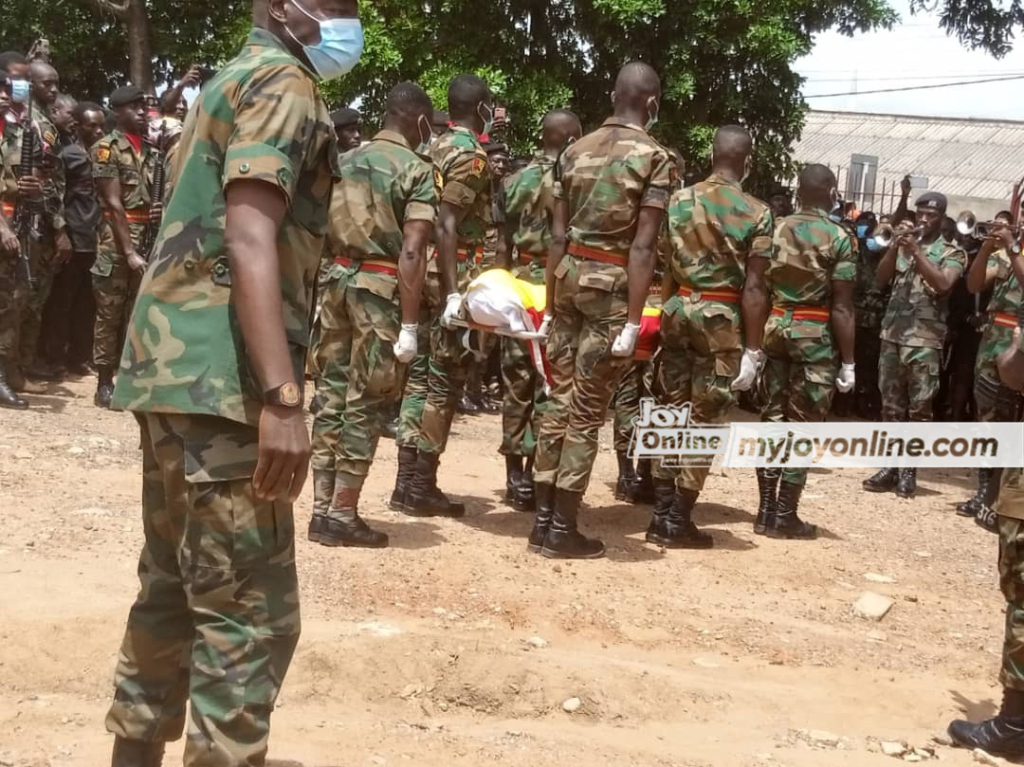 Photos: Slain soldier in Ashaiman laid to rest