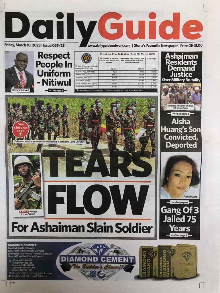 Today's front pages: Friday, March 10, 2023 Today's front pages: Friday, March 10, 2023