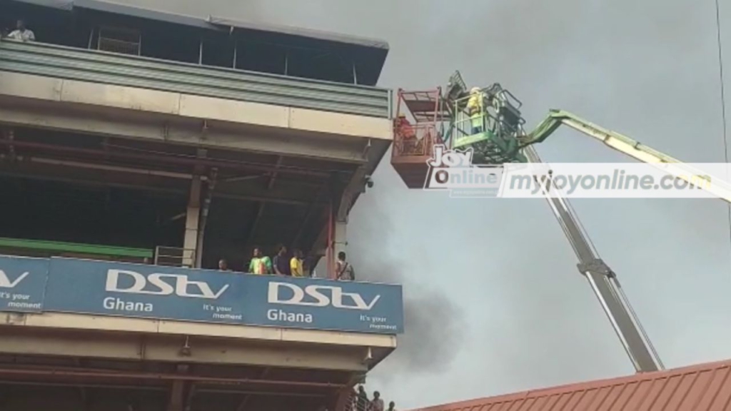 Kejetia market shut down after fire outbreak Kejetia market shut down after fire outbreak