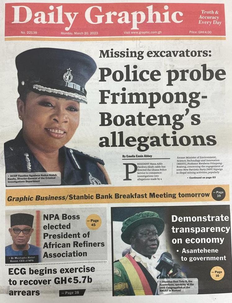 Today's front pages: Monday, March 20, 2023 Today's front pages: Monday, March 20, 2023
