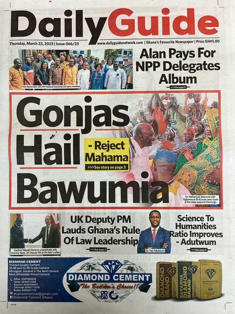 Today's front pages: Thursday, March 23, 2023 Today's front pages: Thursday, March 23, 2023
