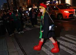 MSCHF Big Red Boots Offer Cartoonish Commentary on Fashion