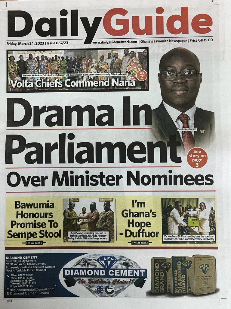 Today's front pages: Friday, March 24, 2023 Today's front pages: Friday, March 24, 2023