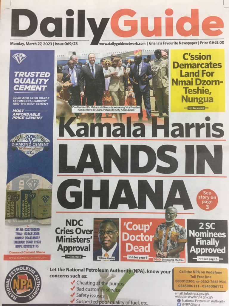Today's front pages: Monday, March 27, 2023 Today's front pages: Monday, March 27, 2023