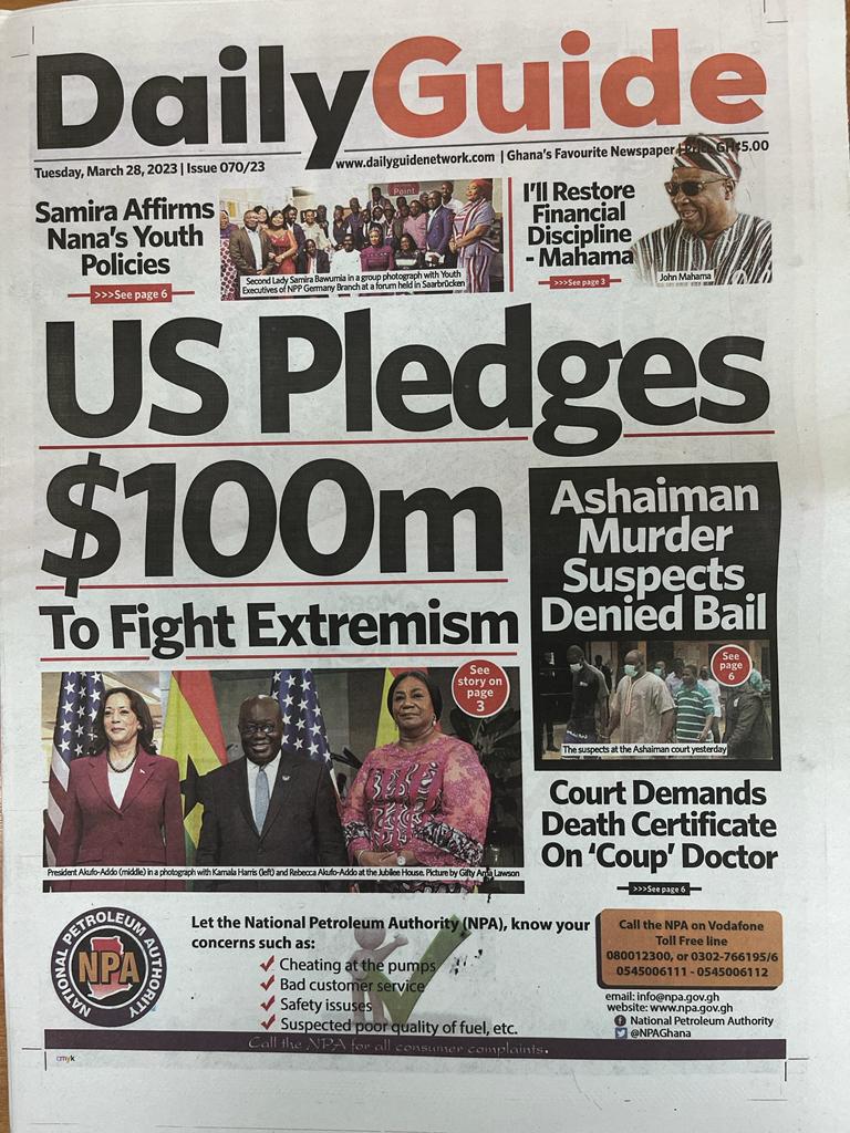Today's front pages: Tuesday, March 28, 2023