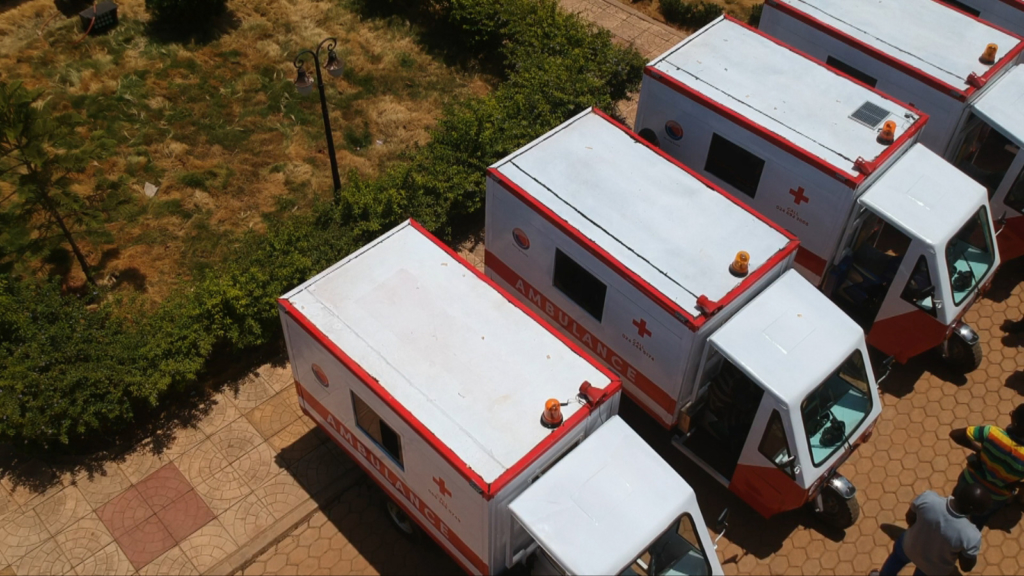 Moving Health donates tricycle ambulances to 5 outlandish communities Moving Health donates tricycle ambulances to 5 outlandish communities