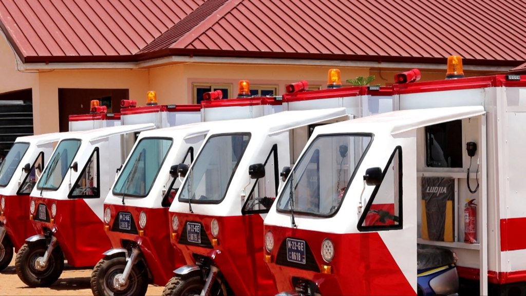 Moving Health donates tricycle ambulances to 5 outlandish communities Moving Health donates tricycle ambulances to 5 outlandish communities
