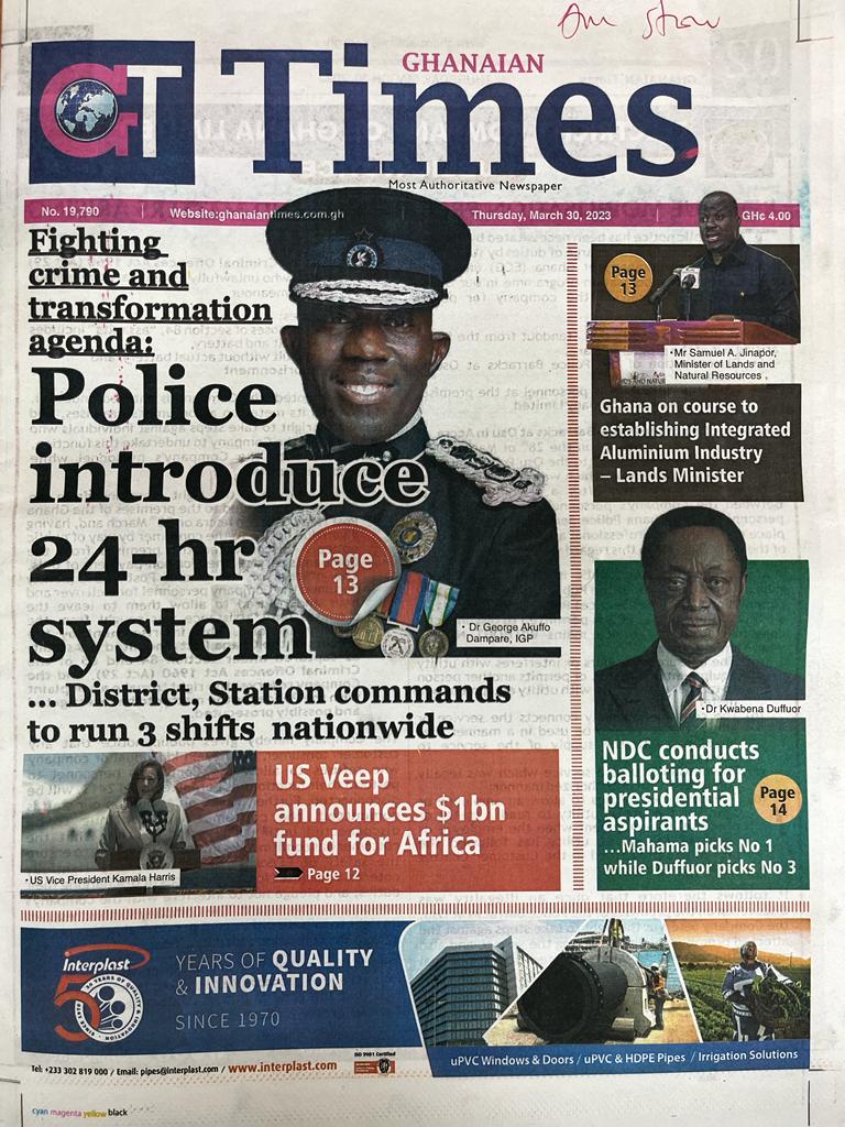 Today's front pages: Thursday, March 30, 2023 Today's front pages: Thursday, March 30, 2023