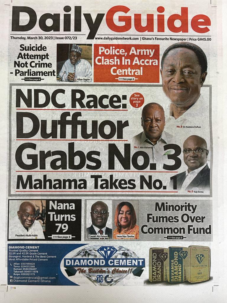Today's front pages: Thursday, March 30, 2023 Today's front pages: Thursday, March 30, 2023