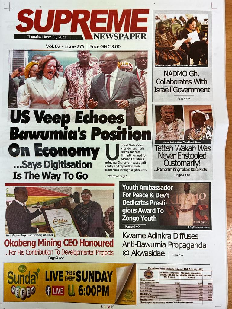 Today's front pages: Thursday, March 30, 2023 Today's front pages: Thursday, March 30, 2023
