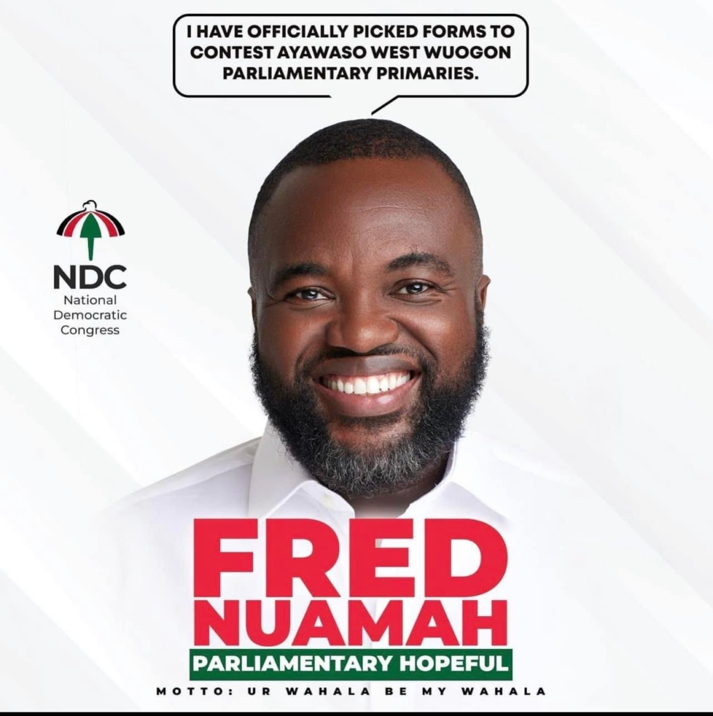 Withdraw from Ayawaso West Wuogon contest and support John Dumelo – Van Calebs to Fred Nuamah