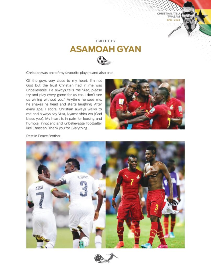 "My heart is in pain" - Asamoah Gyan's touching tribute to Christian Atsu