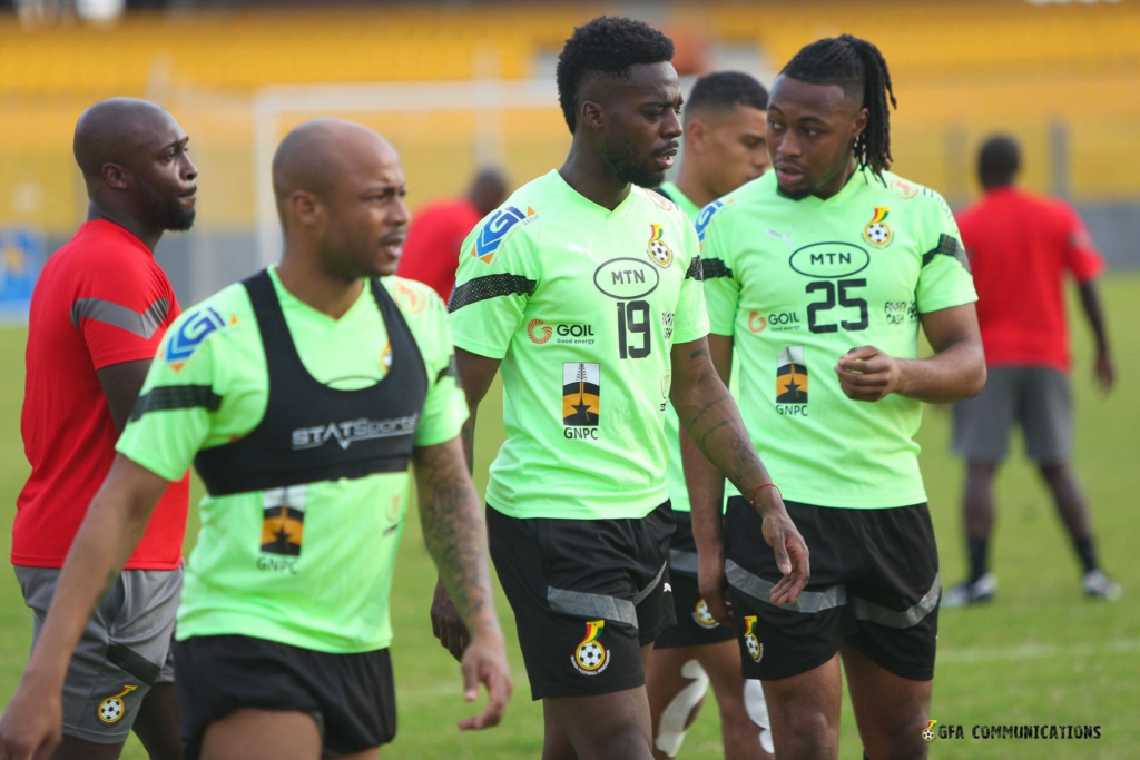 GALARY: Best pictures from Black Stars training at Accra Sports Stadium on Monday