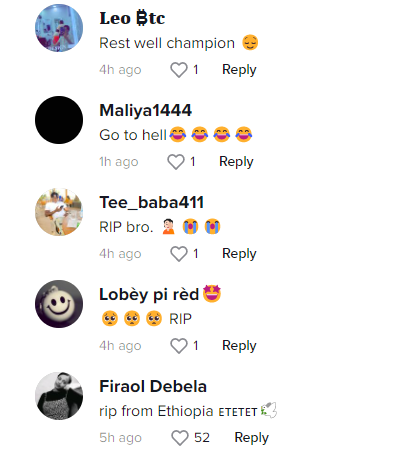 Social media users react to TikToker Ahoufe's death Social media users react to TikToker Ahoufe's death