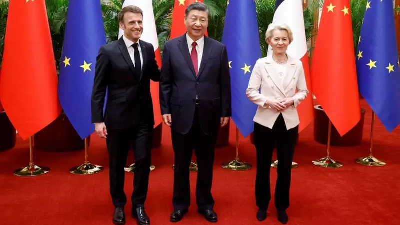 Macron counting on Xi to 'bring Russia to senses'