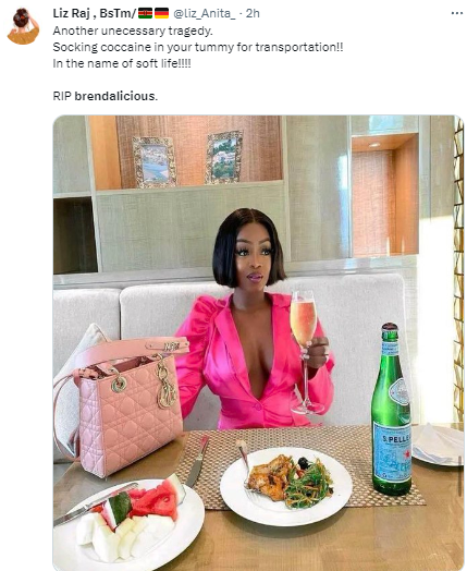 Kenyan Instagram influencer dies while allegedly trafficking drugs Kenyan Instagram influencer dies while allegedly trafficking drugs