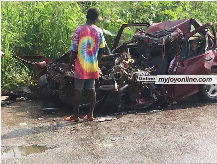 3 dead in Kumasi-Techiman highway accident