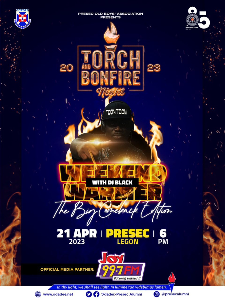 Presec-Legon's Torch and Bonfire Night returns on April 21